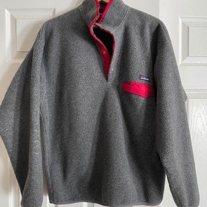 Men’s Gray Patagonia Fleece Large